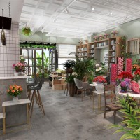 Thiết kế shop hoa tươi xinh xắn- Hà Nội